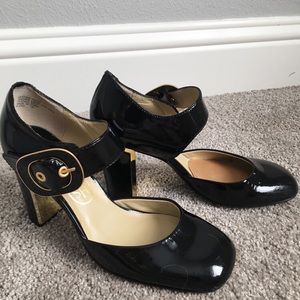 ASH 2 inch patent leather heels Size 6
